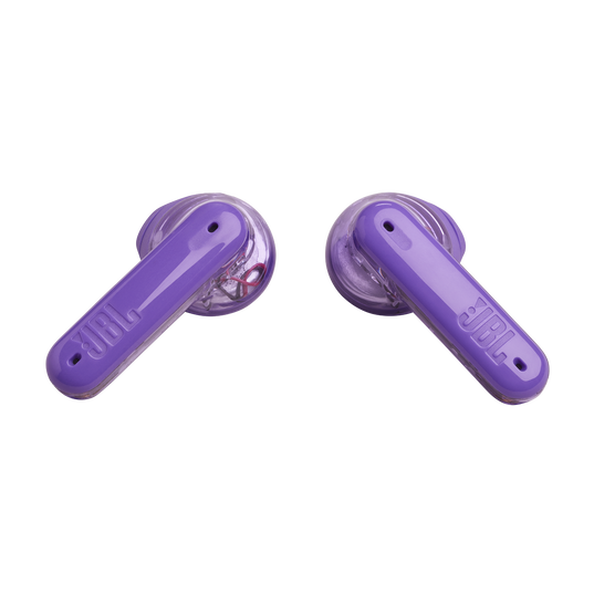 JBL Tune Flex Ghost Edition - Purple Ghost - True wireless Noise Cancelling earbuds - Front